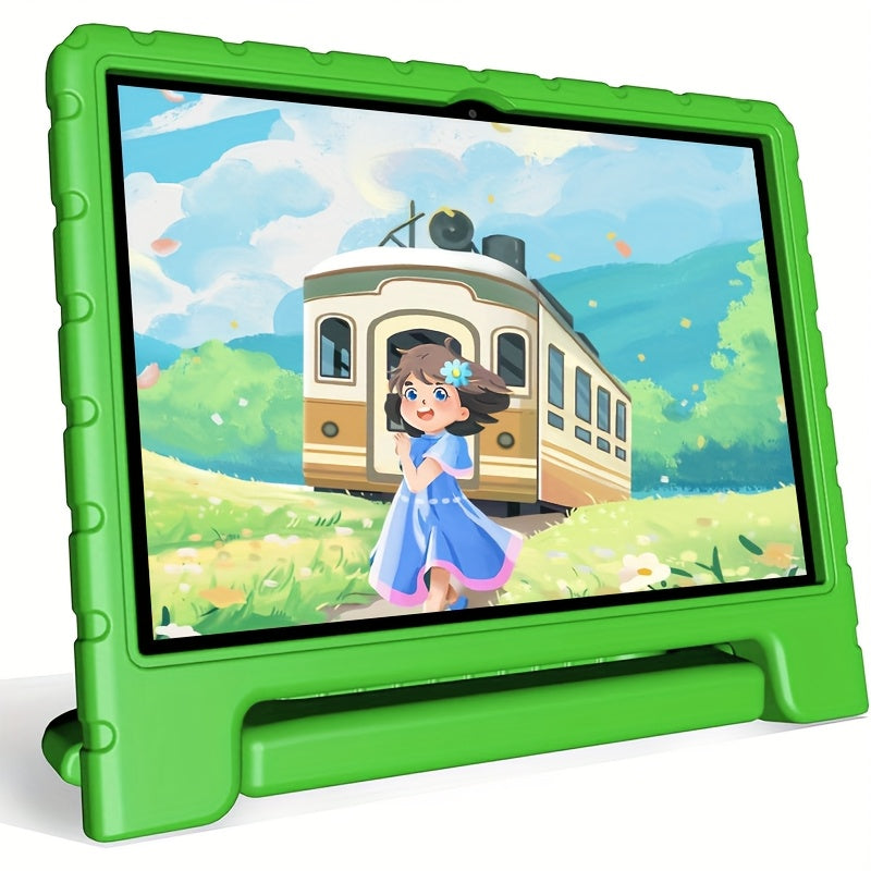 10.1Inch Kids Tablet, 8(4+4)GB+64GB, Android 14, Wifi, Dual Camera, 1280*800, 6000mAh, Parental Control, Educational, Drop Protection, Google Kids Space, Eye Protection, Best Gift, Tablet, Pad