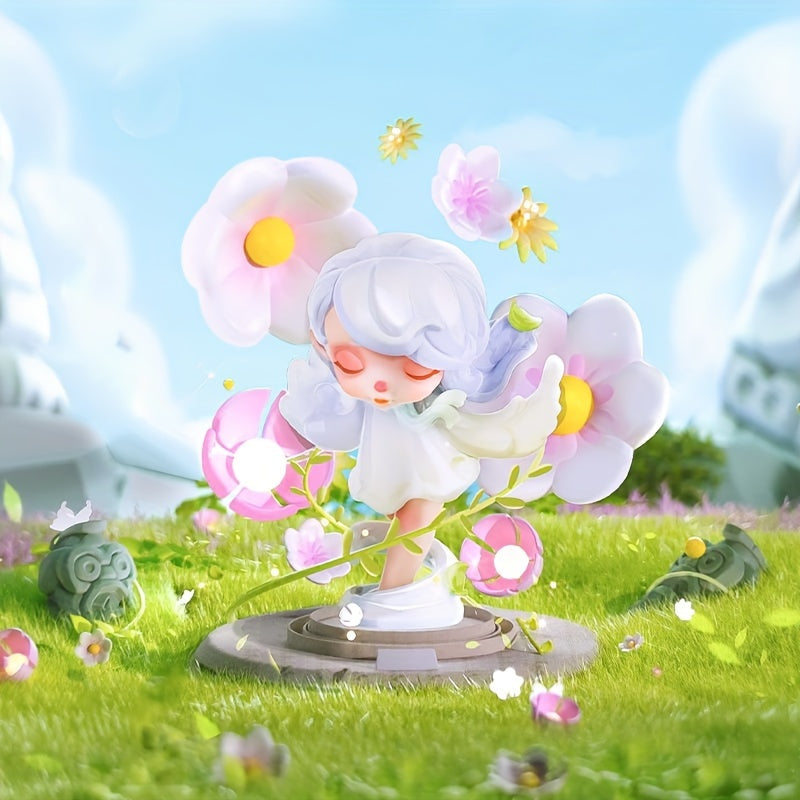 TOYCITY LAURA Mood Color Series Blind Box Girl Gift Trendy Play Handmade Doll Desktop Ornament Christmas Gift Stress Relief Toy