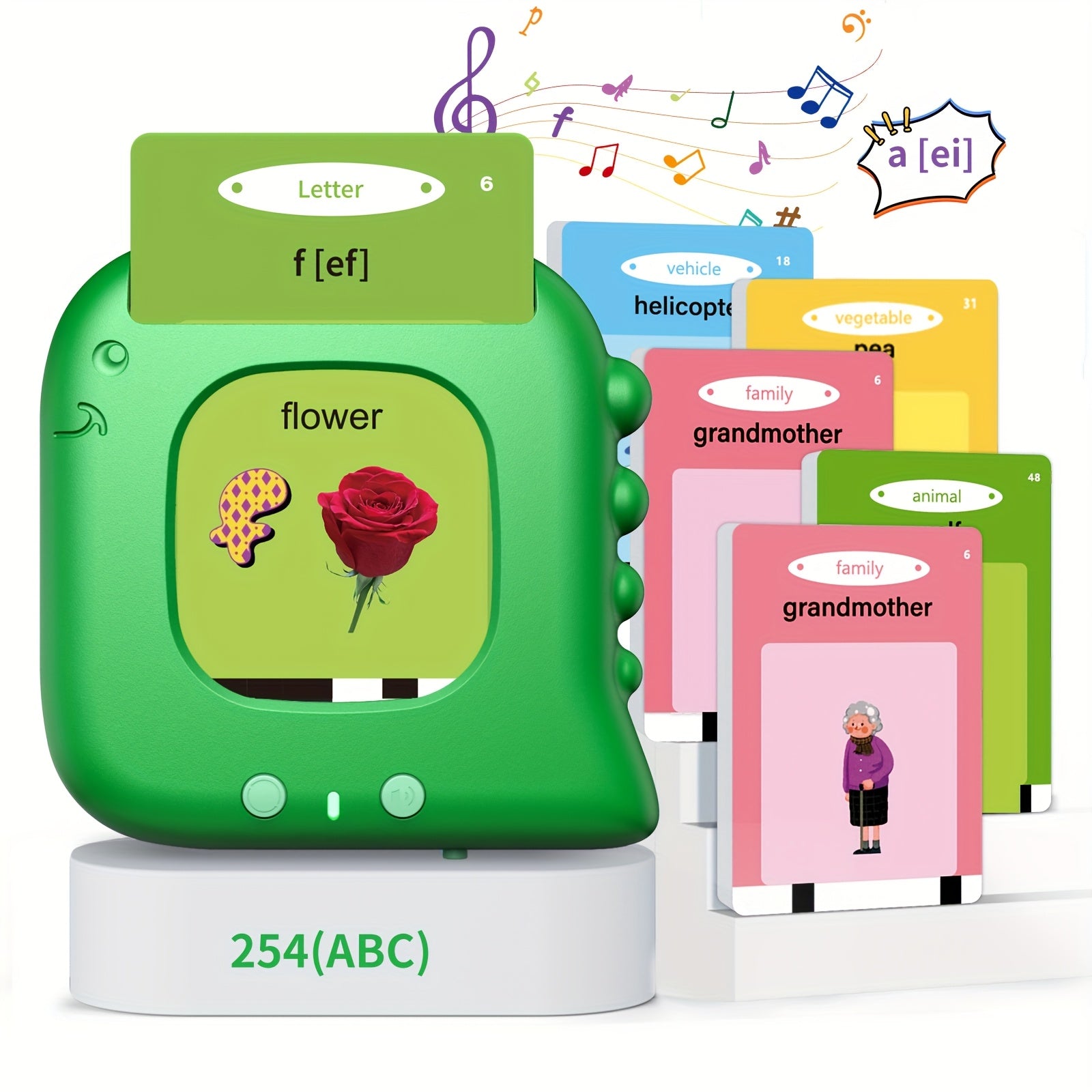 Talking Flash Cards for Toddlers 3-6 Years, Pocket Speech for Toddlers, 224-510 Sight Words Educational Learning Toys, Speech Toys for Toddlers, Kindergarten Preschool Gift for Kids Boys Girls