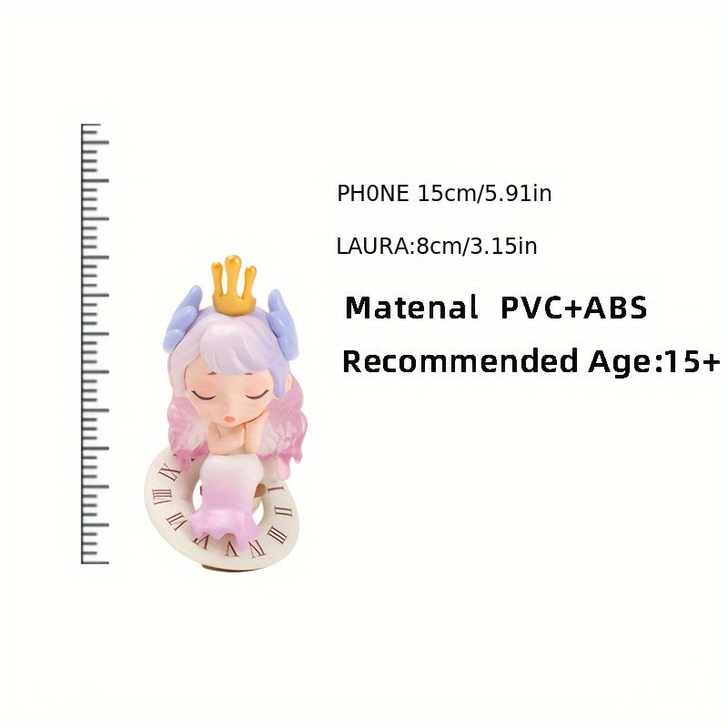 TOYCITY LAURA Mood Color Series Blind Box Girl Gift Trendy Play Handmade Doll Desktop Ornament Christmas Gift Stress Relief Toy