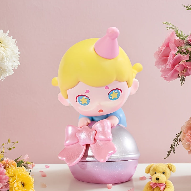 TOYCITY Laura Sweet Little Wishes Series Mystery Box - Whimsical PVC Cake Topper & Ornament, Mixed Colors, Ideal Christmas Gift & Collectible, Collectible Figurine|Charming Decoration|Star Embellishments, Cute Gifts