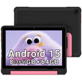 Apolosign 2025 10.1 Inch Android 13\u002F14\u002F15 Kids Tablet, 8(3+5)GB+64GB, 8-Core, WiFi 6, 5MP+2MP, 1280*800 HD Display, Parental Control, Educational, Shockproof & Handheld Case, Kids Space, Halloween Christmas Gift, Pre-Installed Apps, Tablet, Pad