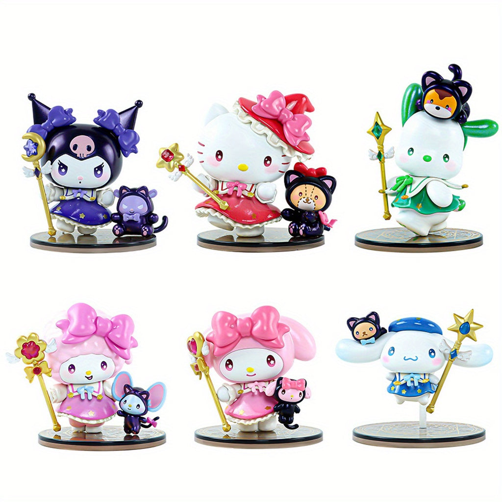 Sanrio Melody Figure, Cute Cartoon Model Collectibles Figures Desk Ornament Mystery Box