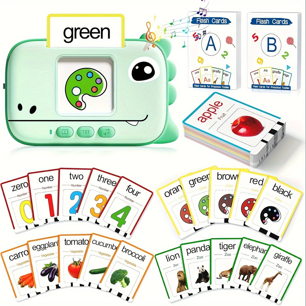 Flybok Talking Flashcards for 1-4 Years Old\u002Fbaby Toys\u002Fchildren's Toys, with 160 Words, A Portable Word Card Machine Suitable for Classrooms, A Christmas Birthday Gift for Children