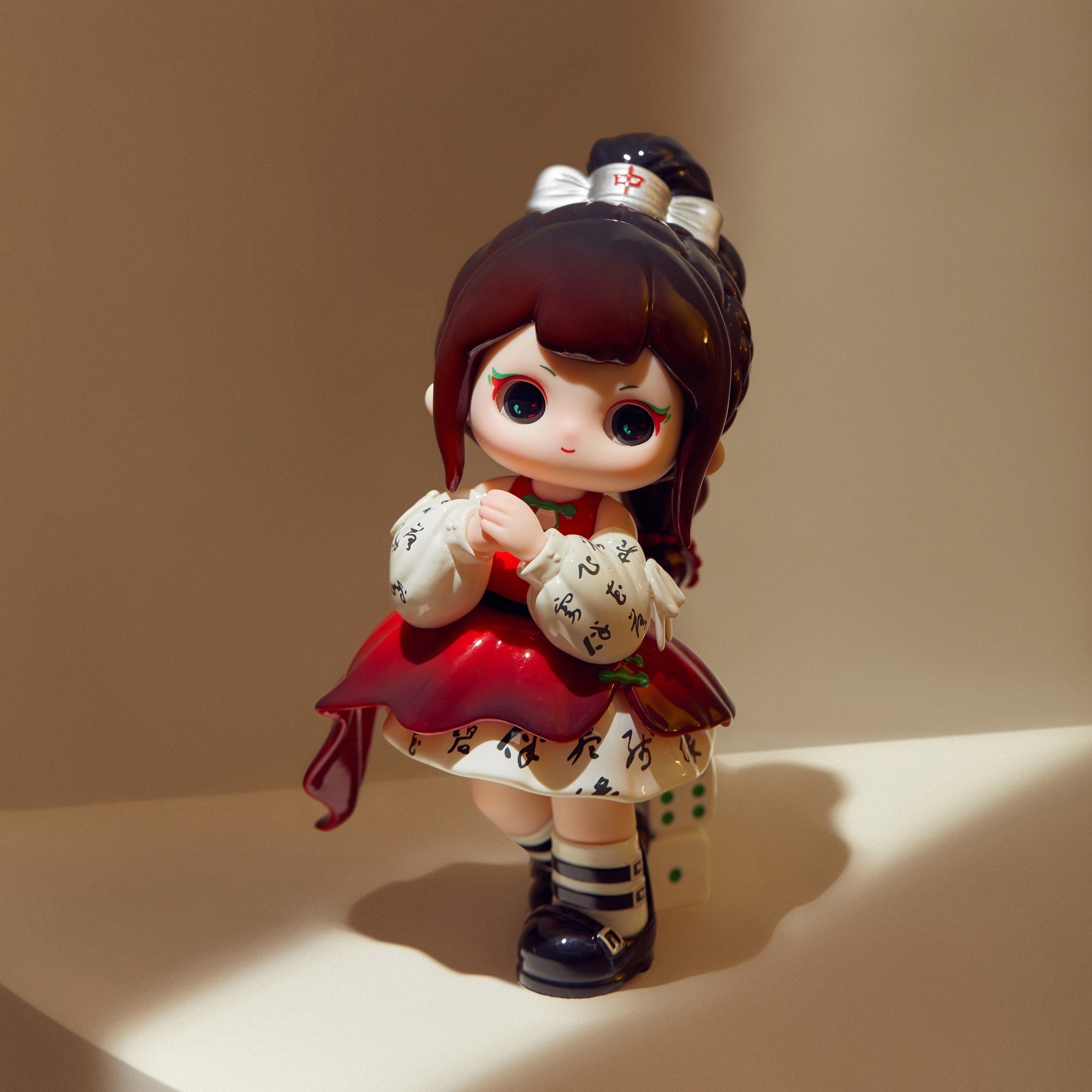 Vintage Anime Girl Mystery Box - Collectible PVC Mystery Box Figures with Unique Character Designs, White & Red Color Variants for Girls 18+