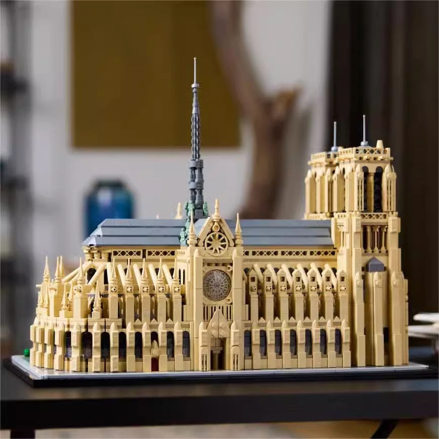 Creative MOC Street View Architecture Notre Dame de Paris Building Blocks Ornament Boys Toy Birthday Gift Holiday Gift Halloween Gift Christmas Gift Birthday Gift Holiday Gift Halloween Gift Chr