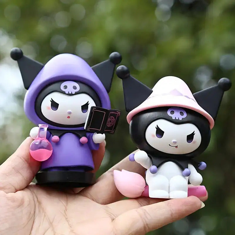 Sanrio Officially Licensed for Kuromi Surprise Blind Box Collection of 12, Original Anime Cartoon Characters, Craft Items, Unique Birthday Present, Perfect for Year-Round Casual Wear, Great Gift for Teens And Adults