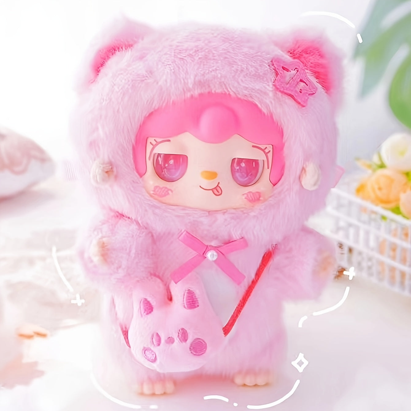 1pc Collectible Dolls Yooki Warm Bunny\u002FMeow Kindergarten Mystery Animal Box With Colorful Hair Accessories, Perfect Gift For Teenagers And Adults, Cute Animal Characters | Bright Colors