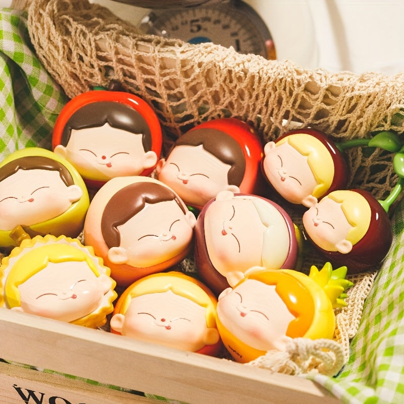 TOYCITY-MiKA Fruit Vitamin C Supply Station Blind Box Fruit Plant Style Ornament Anime Doll Collection Gift Trend Toys