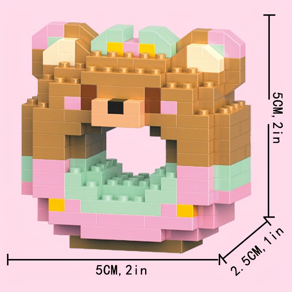 3D Miniature Cute Animals Models Buillding Blocks Toys, Sheep, Fox, Chicken, Samoyed, Rabbit, Mouse, Raccoon, Bear, Cat, Small Building Block, DIY Kids Bricks Toys, Christmas\u002FBirthday Gifts