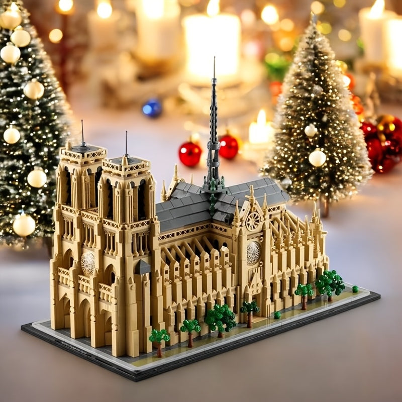 European Version, LEGO 21061 Notre Dame De Paris Architectural Model Kit, Adult Collectible Block Set, History Enthusiast Holiday Gift Set