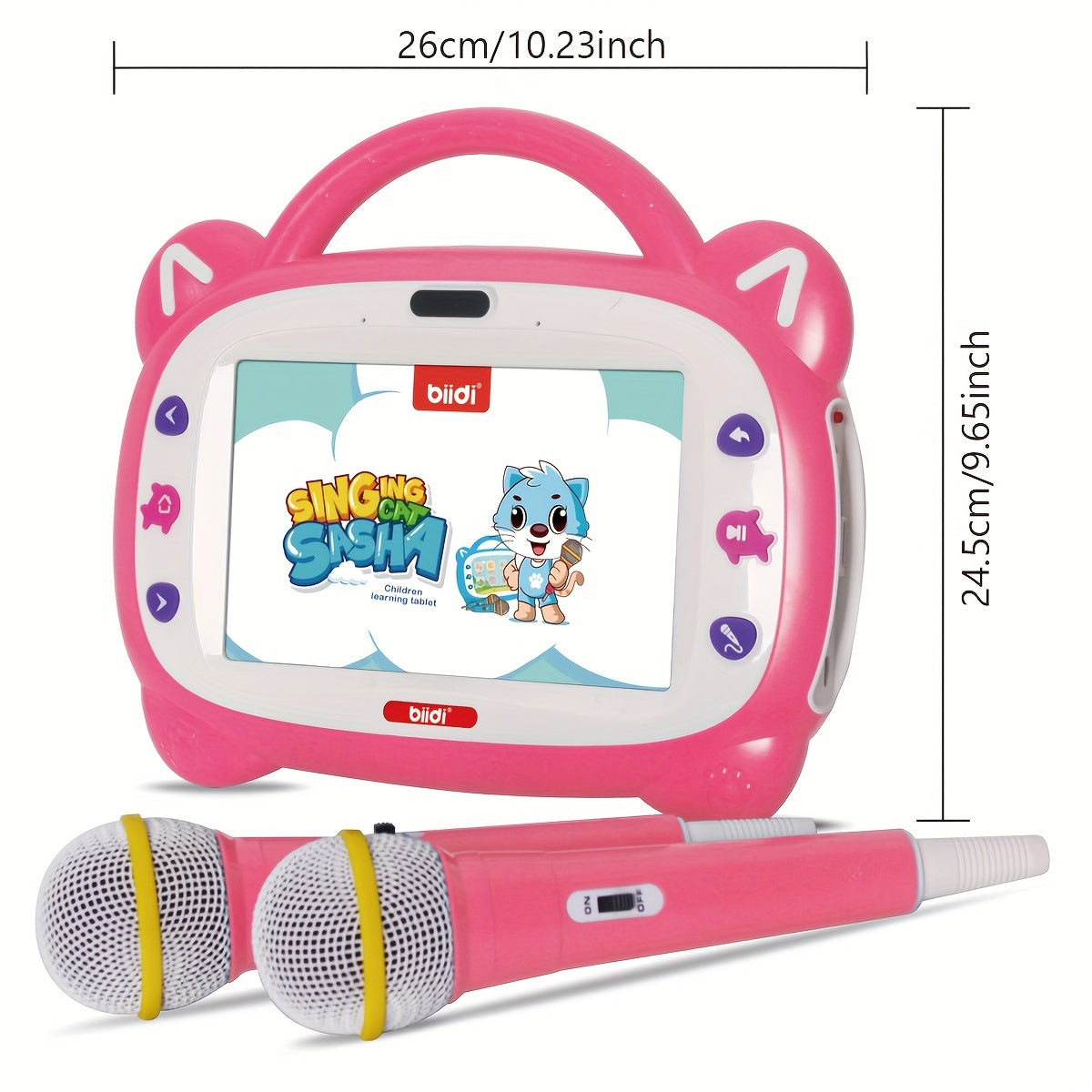 Biidi English Kids Tablet Learning Machine For Children Early Education Multifunctional Point Reading Computer Kids Toys Gift With Karaoke