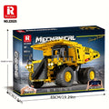 Reobrix22025 Technology Engineering Mining Dump Truck Assembly Building Block Model, Puzzle Assembly Toy Car, Suitable for Holiday Gifts for And Friends.