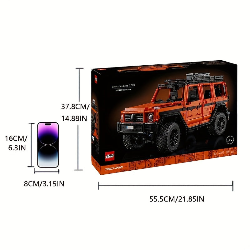 European Version, LEGO 42177Technic G 500 Professional Production Line Automotive Manufacturing Kit, Adult G-Wagon Model Car Gift