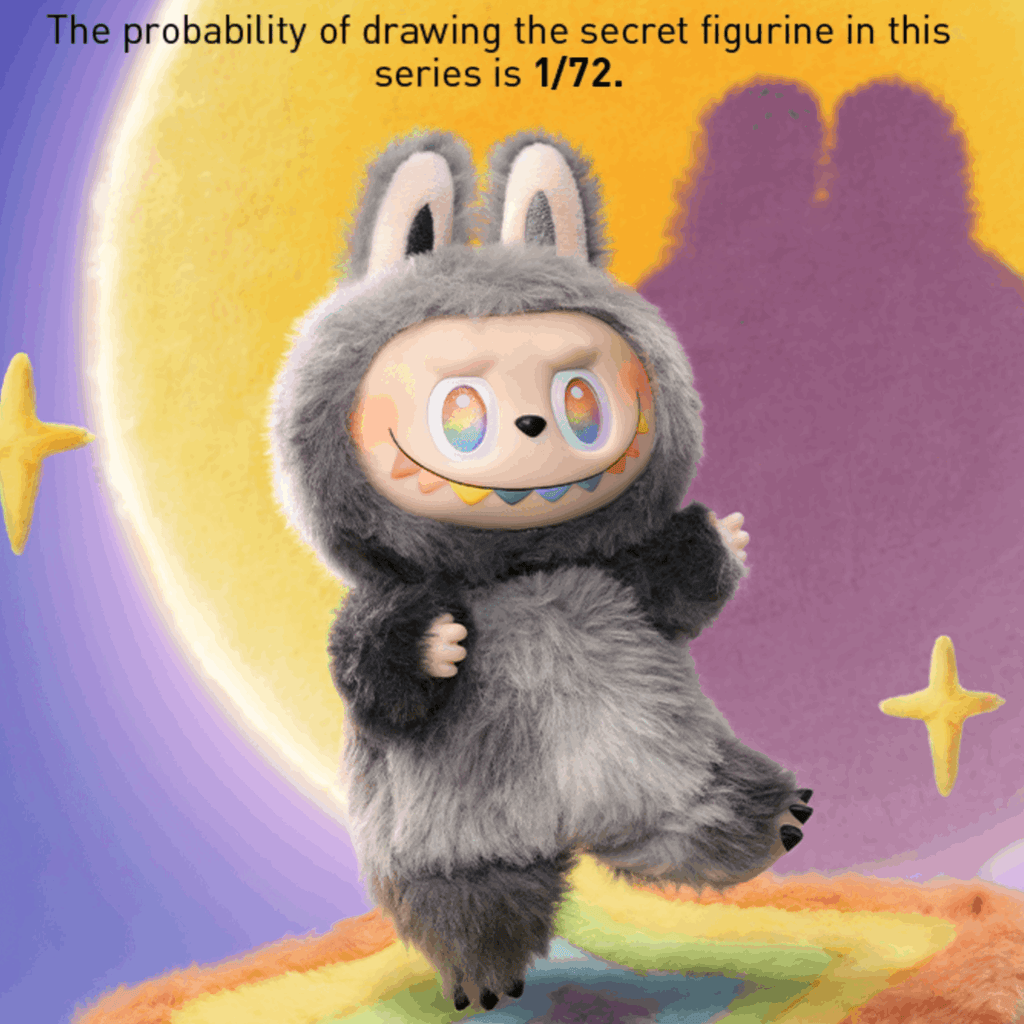 POP MART The Monsters Big into Energy Series-Vinyl Plush Pendant Blind Box, 6PCs Blind Box Figures, Whole Set