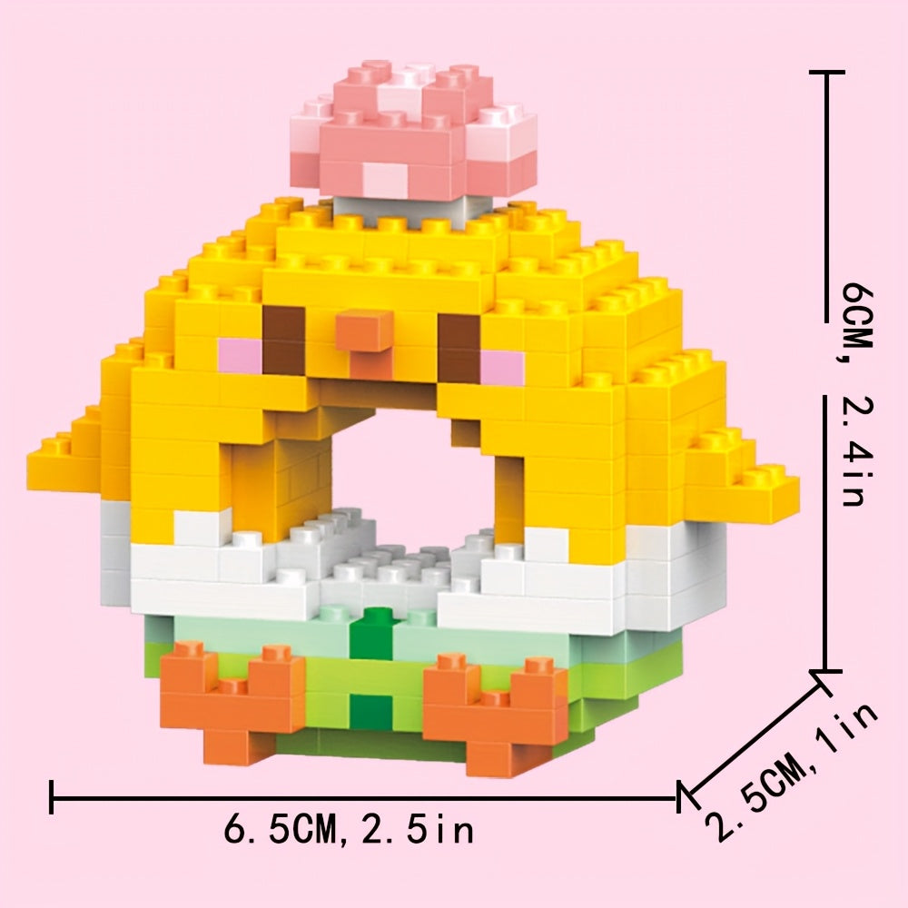 3D Miniature Cute Animals Models Buillding Blocks Toys, Sheep, Fox, Chicken, Samoyed, Rabbit, Mouse, Raccoon, Bear, Cat, Small Building Block, DIY Kids Bricks Toys, Christmas\u002FBirthday Gifts