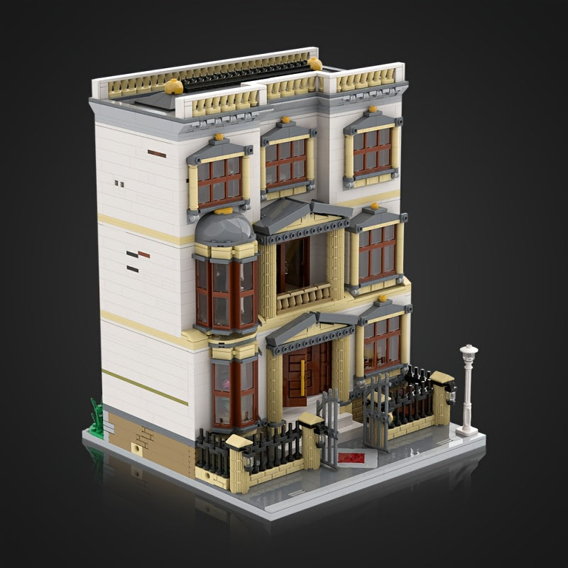 3603pcs Classic villa building block toys, Architecture model, European style, suitable for enthusiasts, festivals birthday gifts, Festival Gifts, Hobbyist Gifts, Decorative Model, Detailed Architecture, Precision Pieces, Highquality Bricks, Block Set, Mo