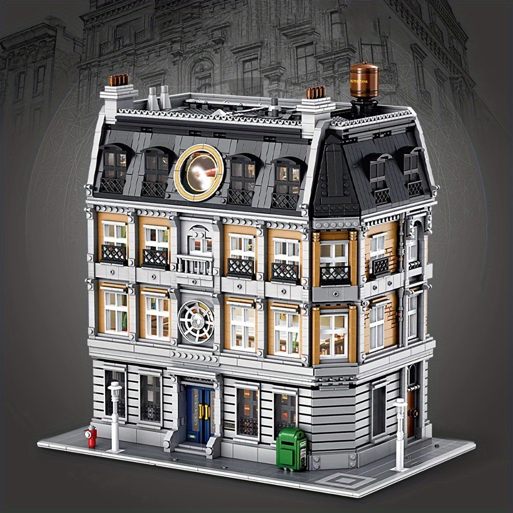 6619pcs Extra Large Size Magic Library Architecture Building Blocks Set, City Street View Building Blocks Set, Compatible With All Major Brands, Casa\u002FHouses Building Block Sets For Adults, Puzzles For Adults, Home Decoration, Halloween Christmas Holi