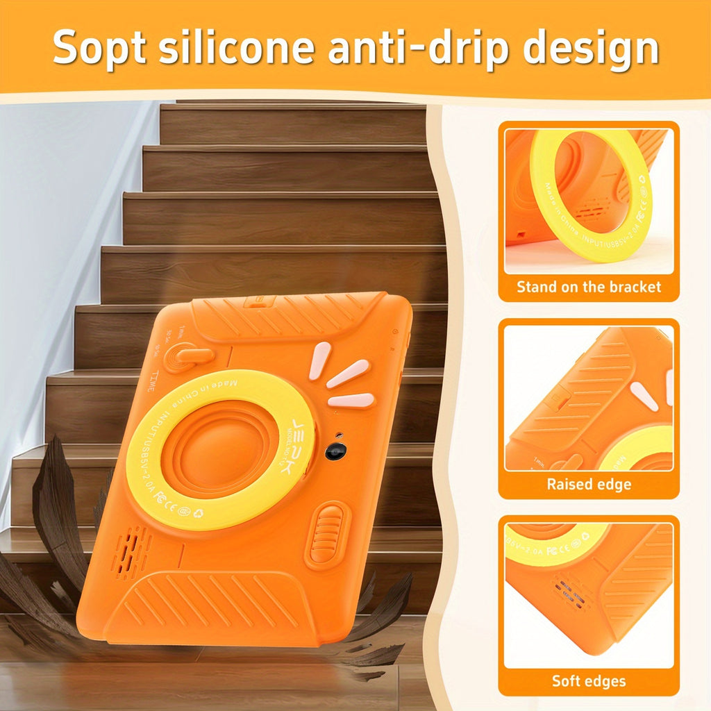 T12, 7 Inch Youngsters Tablet, HD Screen, Free kid's Gifts, Android13, 2.4Gz&5Gz WiFi, 2GB RAM 32GB ROM, Quad Core Processor, Pre-installed Kidos and Education APPs, Learning Tablet, Dual Camera, Shockproof Case,