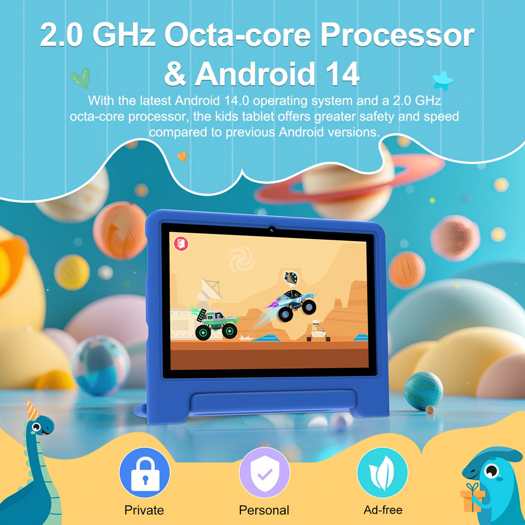 (3+5)GB+64GB | Android 15\u002F13 | 2024 Kids Learning Tablet 10.1\