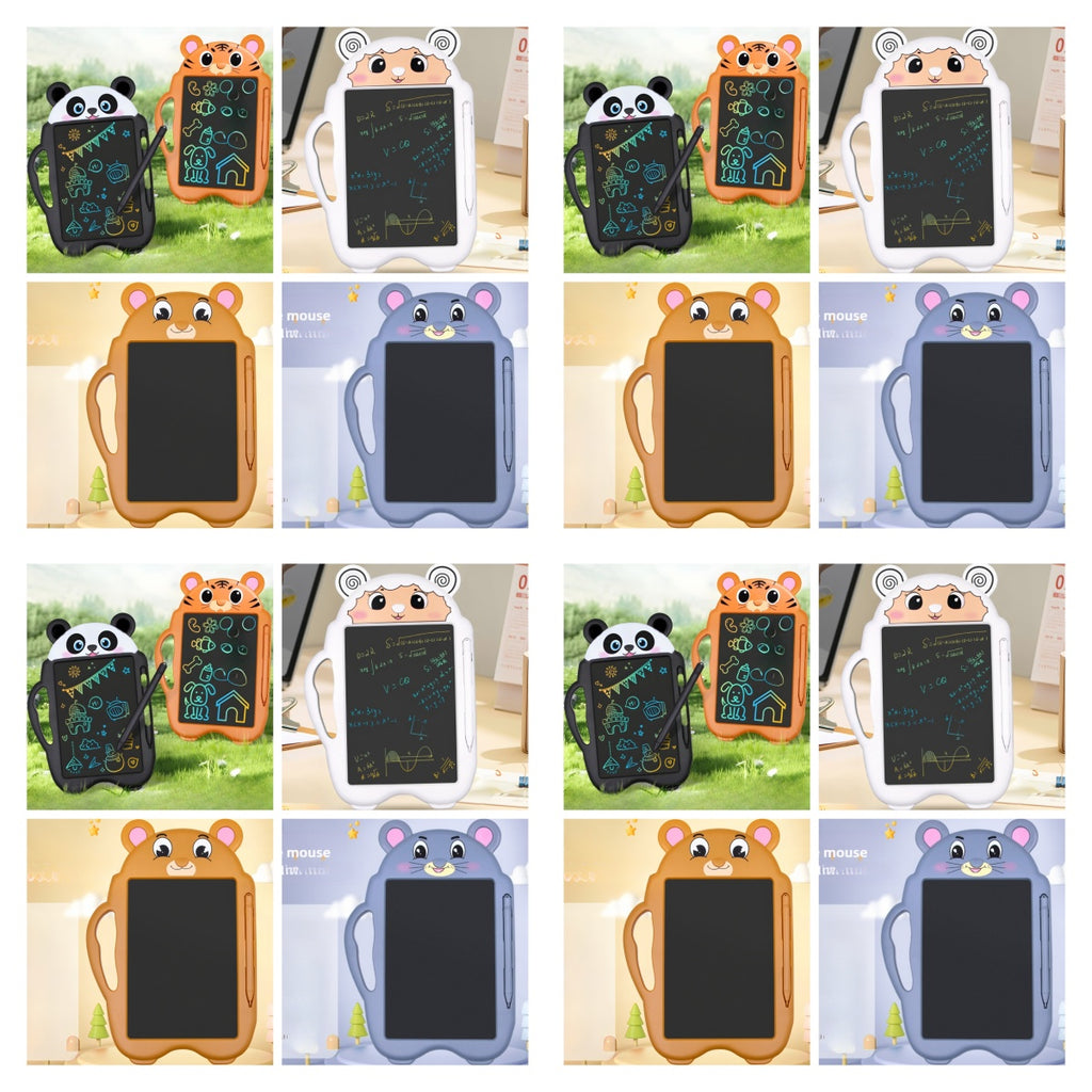Value Pack LCD Writing Tablet- Cartoon Lovely Design Doodle Board, Multi-Piece Learning, Lcd Drawing Tablet, Draw And Wipe Tablet, Drawing Tablet