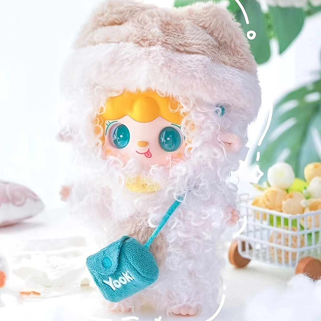 1pc Collectible Dolls Yooki Warm Bunny\u002FMeow Kindergarten Mystery Animal Box With Colorful Hair Accessories, Perfect Gift For Teenagers And Adults, Cute Animal Characters | Bright Colors