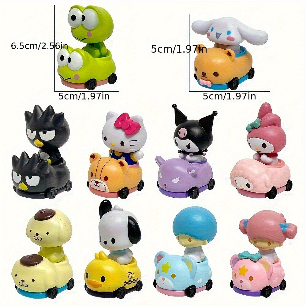 Official Authorization of Sanrio Character Surprise Mystery Box Full Set 10 One, Cartoon Original Picture, Exclusive Birthday Gift, Suitable for Four Seasons Leisure Style, Ideal Gift