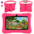 Veidoo, 7 Inch Kids Tablet, Security Eye Screen, WiFi, 2GB RAM+32GB ROM, Dual Camera, Educational Games, Parental Control APP, Android Tablet, Tablet With Drop Proof Silicone Cover