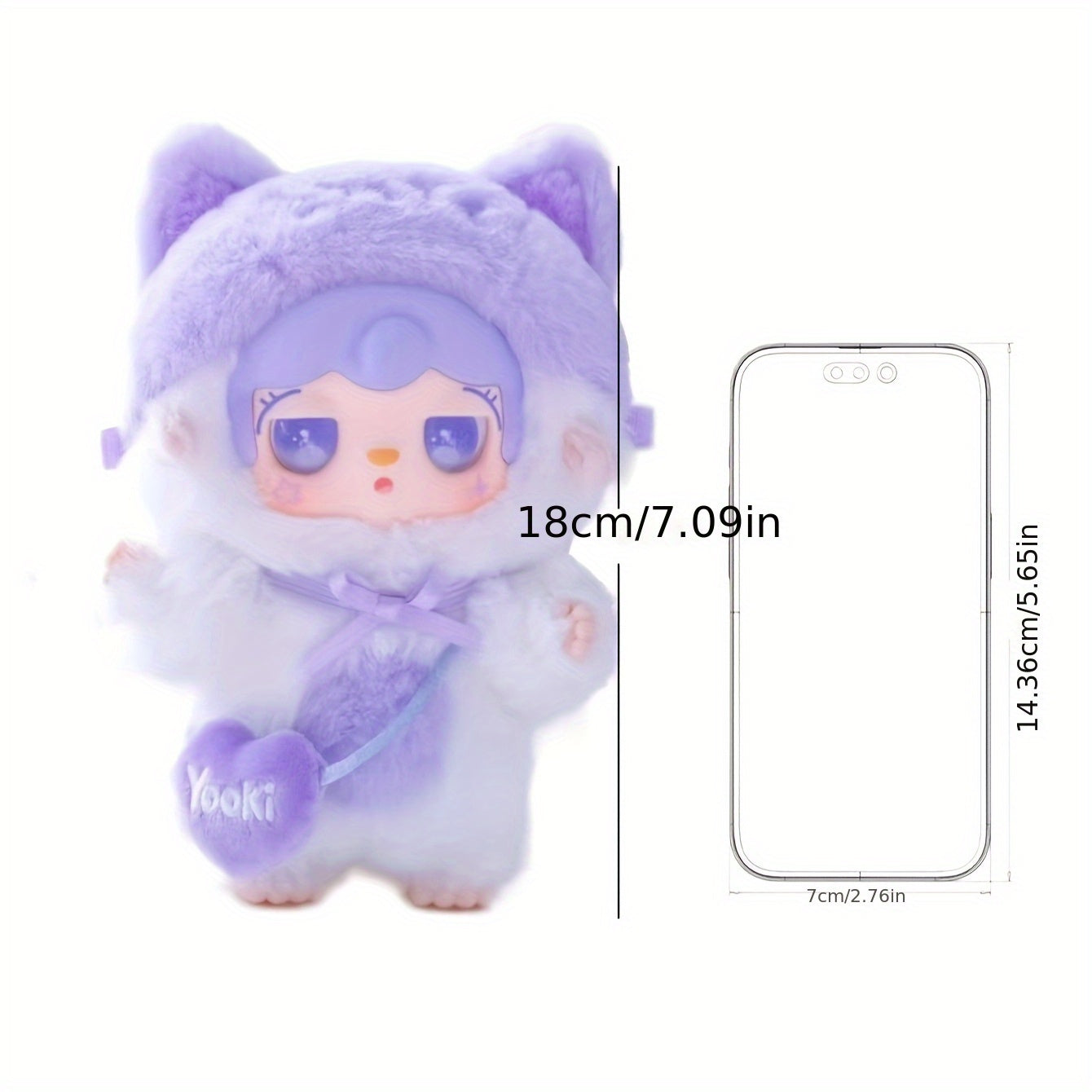 1pc Collectible Dolls Yooki Warm Bunny\u002FMeow Kindergarten Mystery Animal Box With Colorful Hair Accessories, Perfect Gift For Teenagers And Adults, Cute Animal Characters | Bright Colors