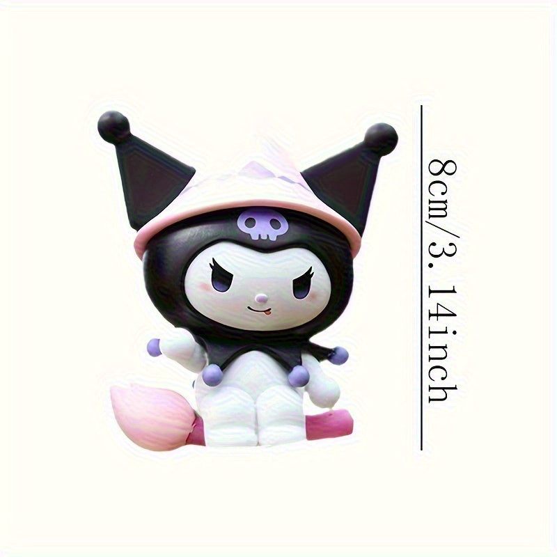 Sanrio Officially Licensed for Kuromi Surprise Blind Box Collection of 12, Original Anime Cartoon Characters, Craft Items, Unique Birthday Present, Perfect for Year-Round Casual Wear, Great Gift for Teens And Adults