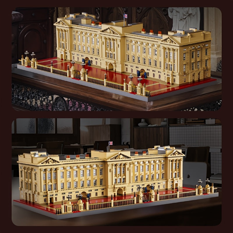5604pcs Giant Buckingham Palace Building Blocks, High Simulation, World Renowned Landmark Building Blocks, Famous Architecture Masterpiece Block Model Kit, Streetview Modular Construction Block Model, Ideal Collectible Model for Architecture\u002Ftravel\u