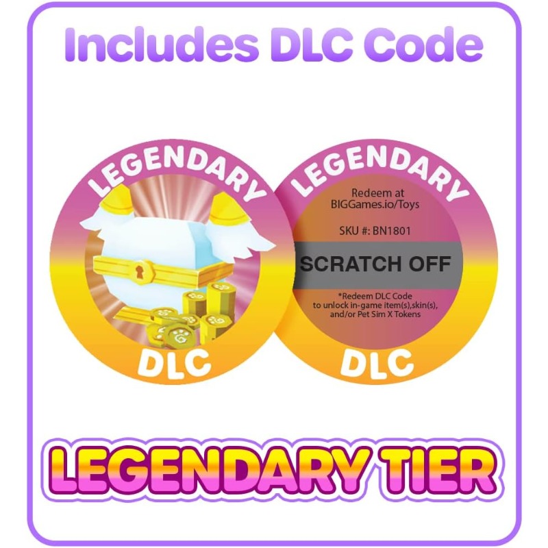 Pet Simulator X Blue Iridescence Cat Collector Bundle Mystery Case w 8 Items Series 1 Online Exclusive Includes DLC