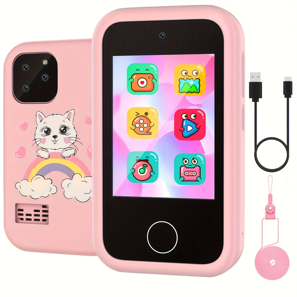 Kids Smart Phone for Girl, Christmas Birthday Gifts for Girls Age 3-10 Kids Toys Cell Phone, 2.8\