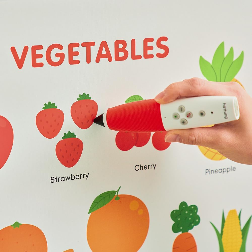 LIVEVIE Hattung Interactive Sound Pen for Child, Educational Toy for Early Learning and Language Development