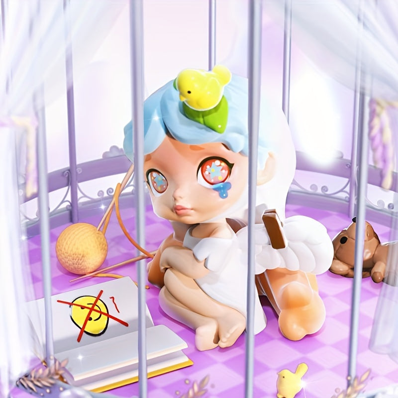 TOYCITY LAURA Mood Color Series Blind Box Girl Gift Trendy Play Handmade Doll Desktop Ornament Christmas Gift Stress Relief Toy