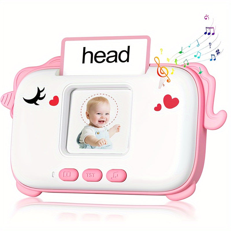 Flybok Talking Flashcards for 1-4 Years Old\u002Fbaby Toys\u002Fchildren's Toys, with 160 Words, A Portable Word Card Machine Suitable for Classrooms, A Christmas Birthday Gift for Children