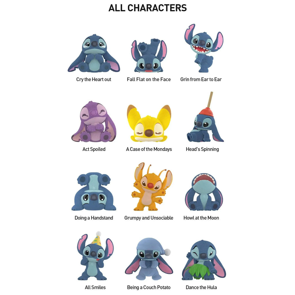 SINGLE BOX, POP MART Stitch Little Emotions Series Figures Blind Box, Random Design Action Figures Collectible Toys Home Decorations