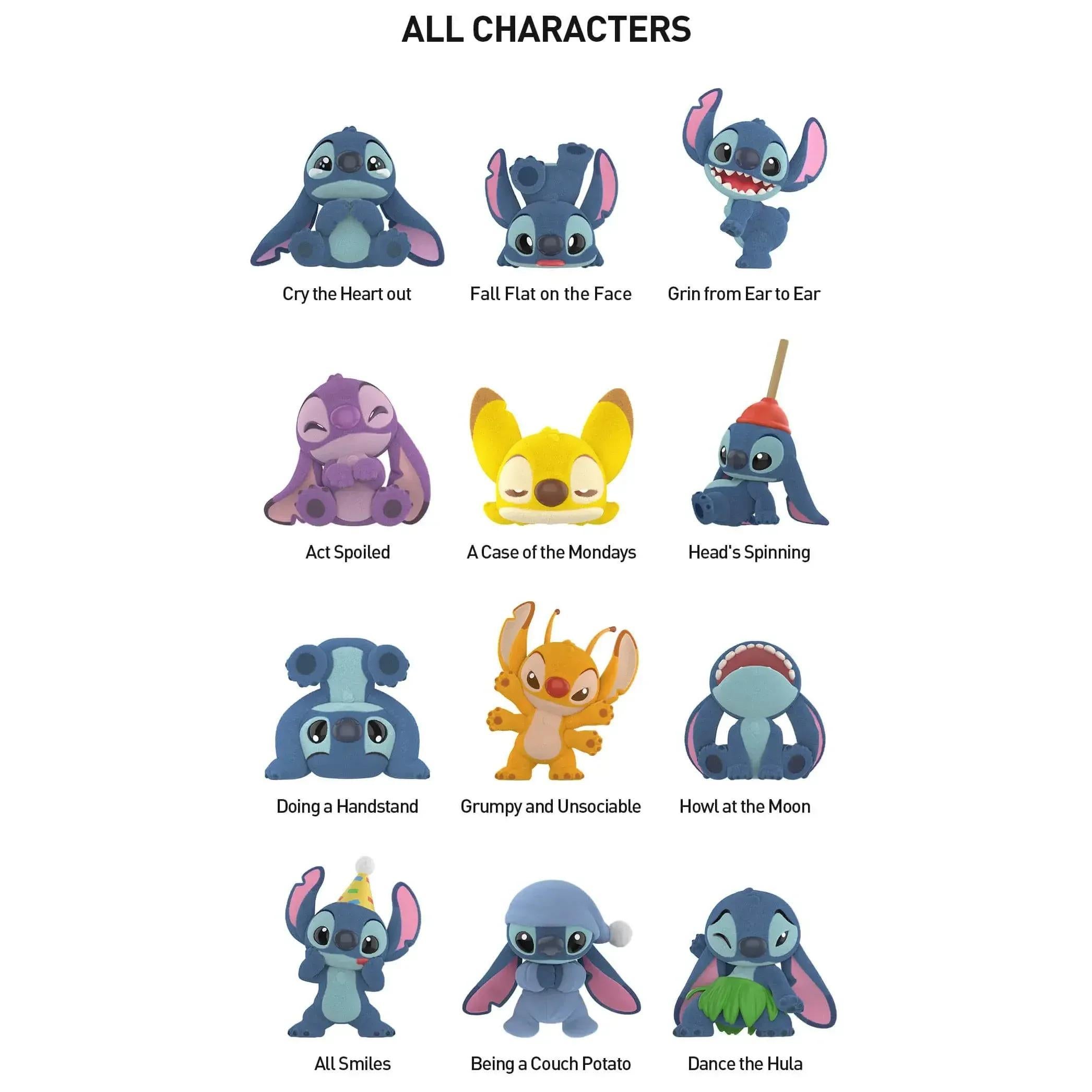 SINGLE BOX, POP MART Stitch Little Emotions Series Figures Blind Box, Random Design Action Figures Collectible Toys Home Decorations