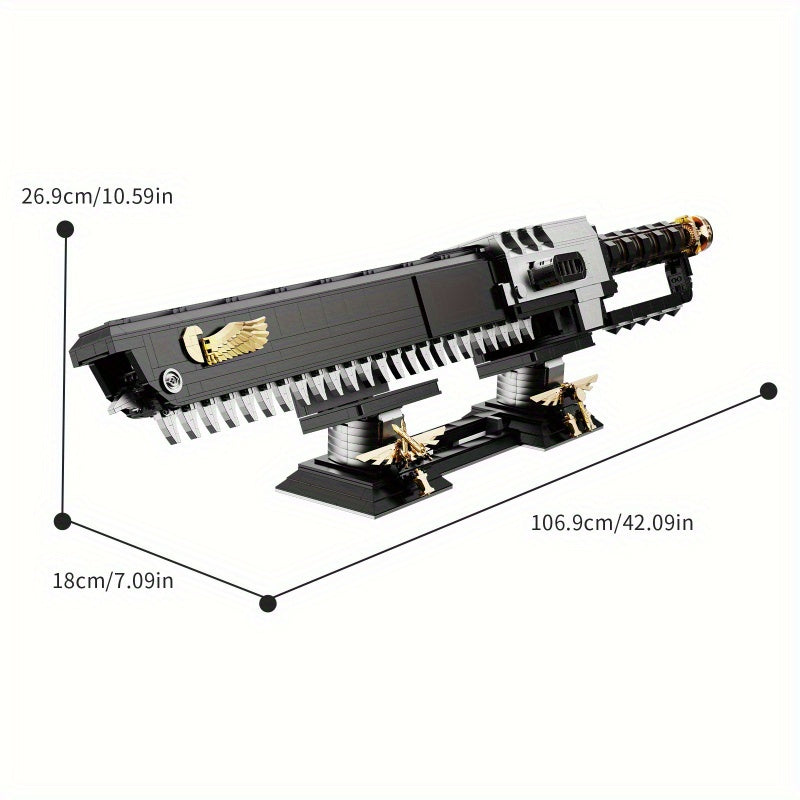 2854pcs+ Sword Durable Creative Building Blocks. Ideal Adult Gift for Christmas, Halloween, Birthdays & Festivals. Educational Toy with Display., Creative Play, Festival Gift, Decorative Display, Artistic Display, Highquality Pieces, Sturdy Construction,