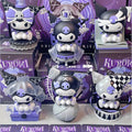 Sanrio Kuromi Collectible Mystery Box Handmade Office Desk Decor - Purple & Black Gothic Doll Figures with Accessories, Limited Edition Birthday Gift for Fans, Desk Figurine, Playful Character Design, Detailed Craftsmanship