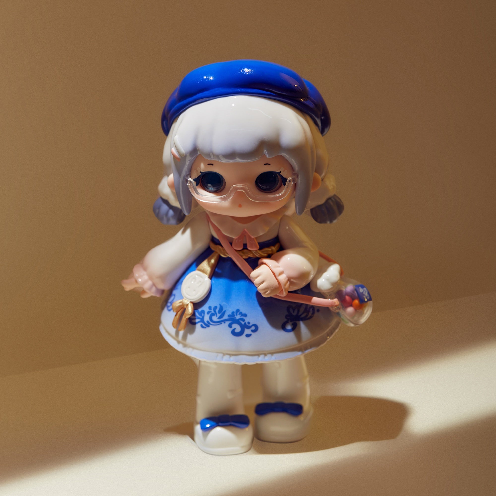 Vintage Anime Girl Mystery Box - Collectible PVC Mystery Box Figures with Unique Character Designs, White & Red Color Variants for Girls 18+