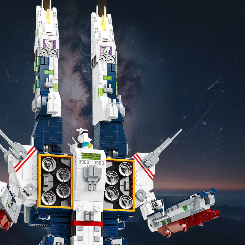 4682pcs robot Building Blocks Toy Set Large Quantity Splicing Small Particle Splicing\u002F Christmas Birthday present Highly difficult Home Decor