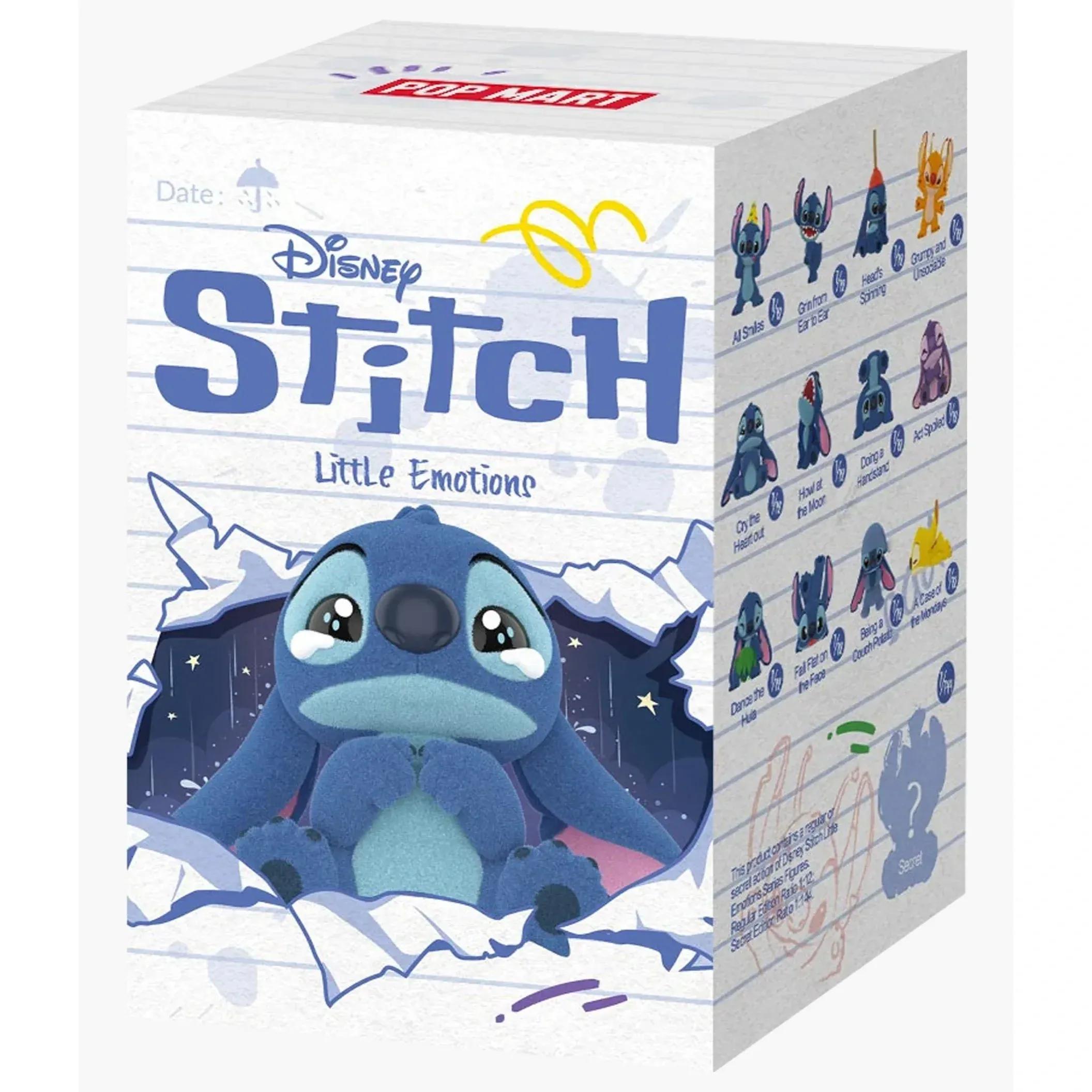SINGLE BOX, POP MART Stitch Little Emotions Series Figures Blind Box, Random Design Action Figures Collectible Toys Home Decorations