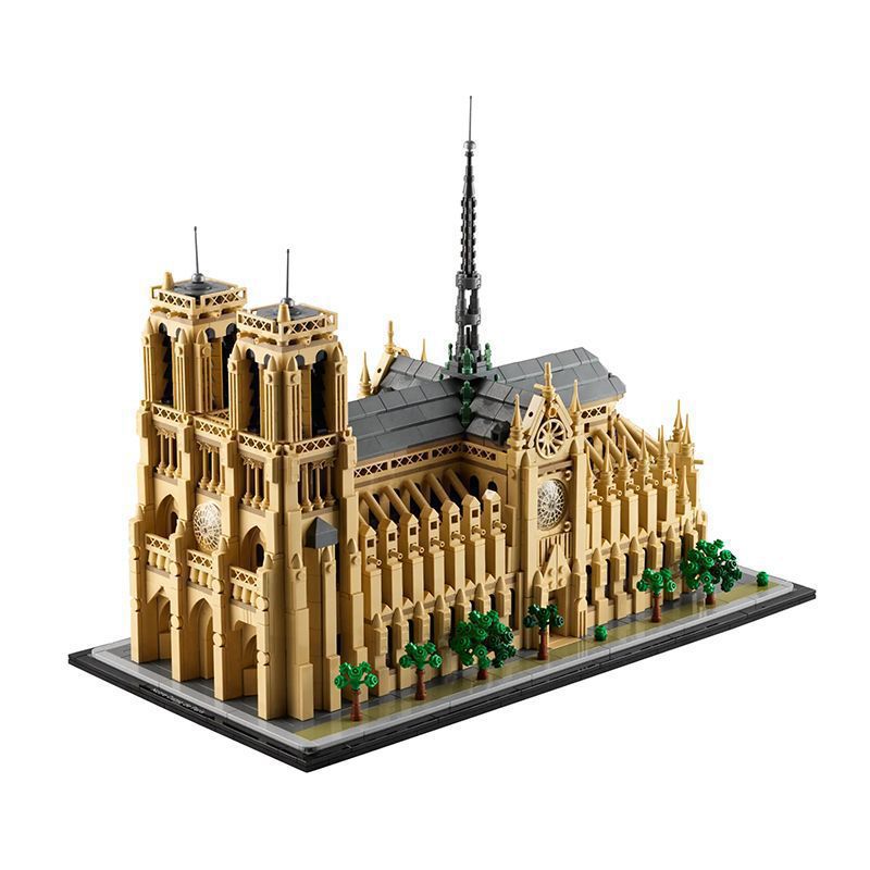 Creative MOC Street View Architecture Notre Dame de Paris Building Blocks Ornament Boys Toy Birthday Gift Holiday Gift Halloween Gift Christmas Gift Birthday Gift Holiday Gift Halloween Gift Chr