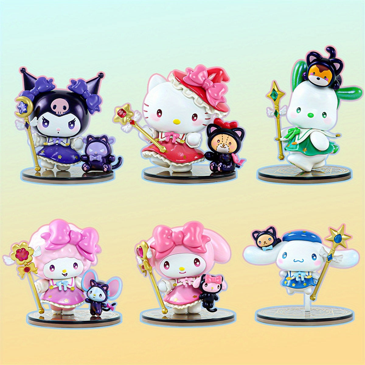 Sanrio Melody Figure, Cute Cartoon Model Collectibles Figures Desk Ornament Mystery Box