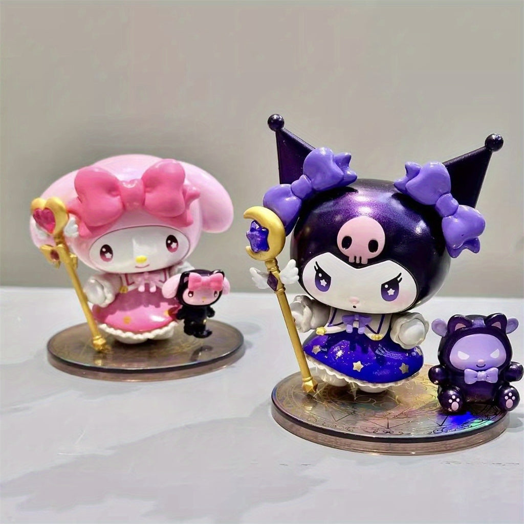 Sanrio Melody Figure, Cute Cartoon Model Collectibles Figures Desk Ornament Mystery Box