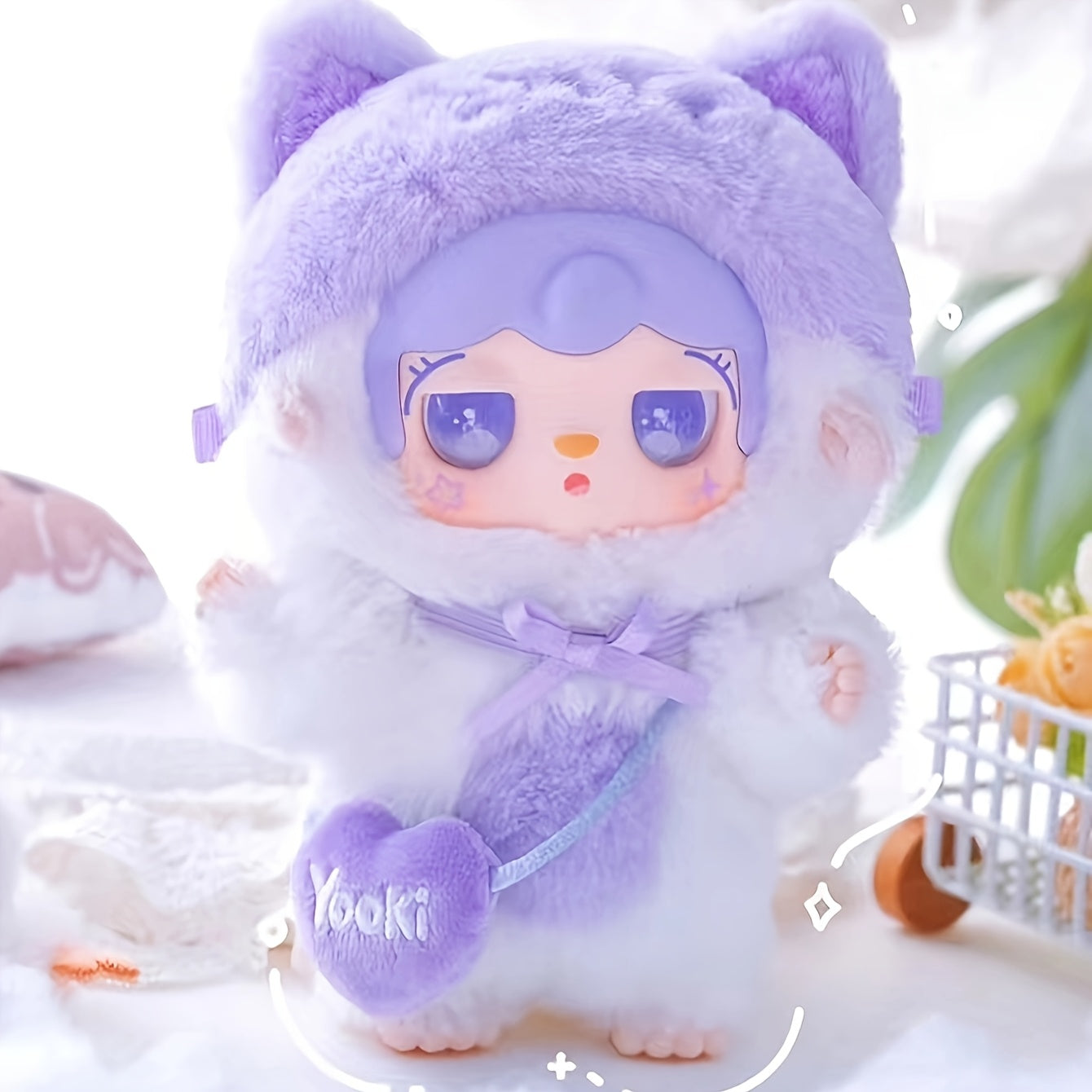 1pc Collectible Dolls Yooki Warm Bunny\u002FMeow Kindergarten Mystery Animal Box With Colorful Hair Accessories, Perfect Gift For Teenagers And Adults, Cute Animal Characters | Bright Colors