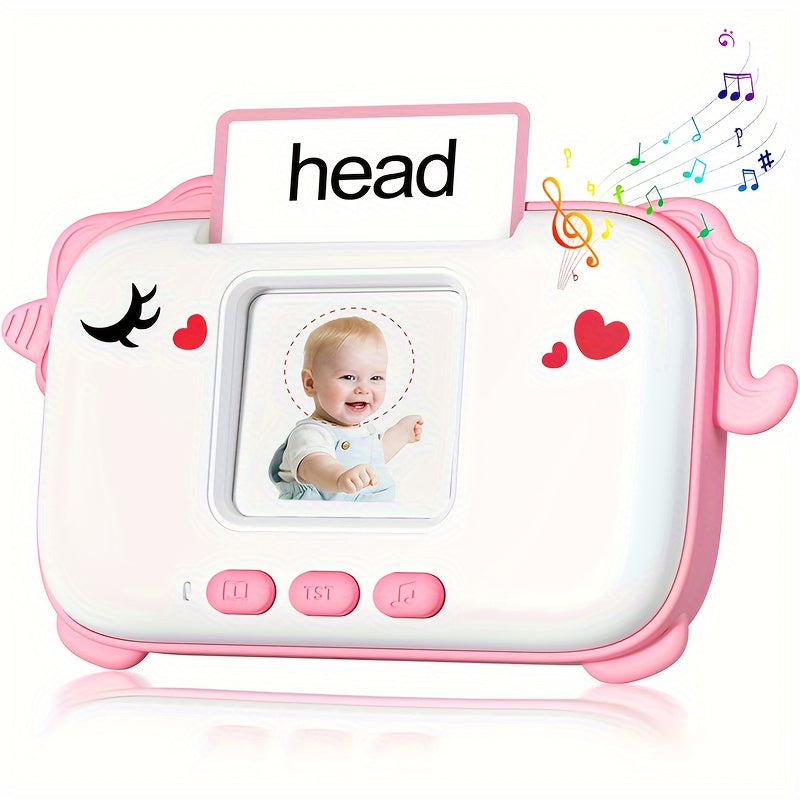 Flybok Talking Flashcards for 1-4 Years Old\u002Fbaby Toys\u002Fchildren's Toys, with 160 Words, A Portable Word Card Machine Suitable for Classrooms, A Christmas Birthday Gift for Children