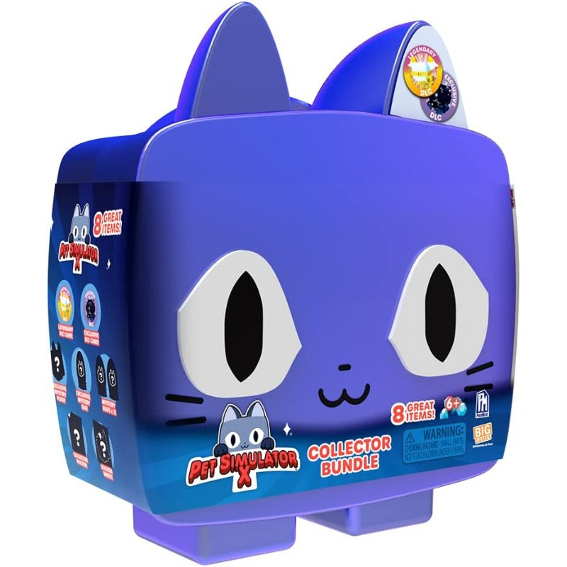 Pet Simulator X Blue Iridescence Cat Collector Bundle Mystery Case w 8 Items Series 1 Online Exclusive Includes DLC