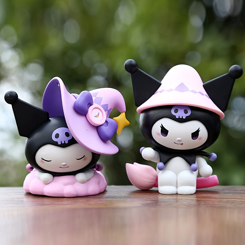 Sanrio Officially Licensed for Kuromi Surprise Blind Box Collection of 12, Original Anime Cartoon Characters, Craft Items, Unique Birthday Present, Perfect for Year-Round Casual Wear, Great Gift for Teens And Adults